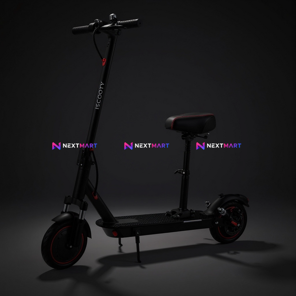 Електросамокат iScooty 600W Max з сидінням та амортизаторами, до 50 км, 30 км/год 600250 фото