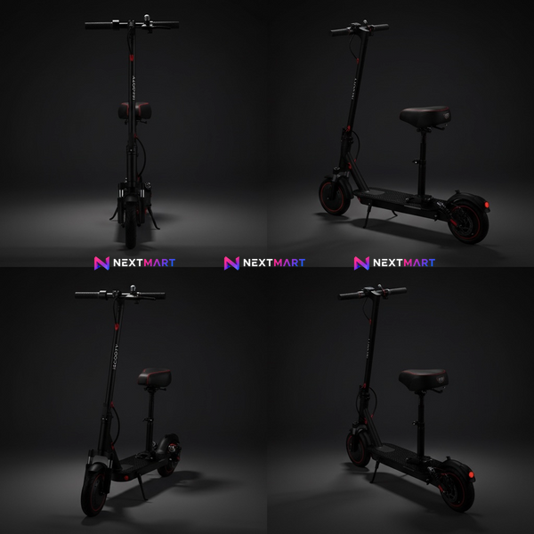 Електросамокат iScooty 600W Max з сидінням та амортизаторами, до 50 км, 30 км/год 600250 фото